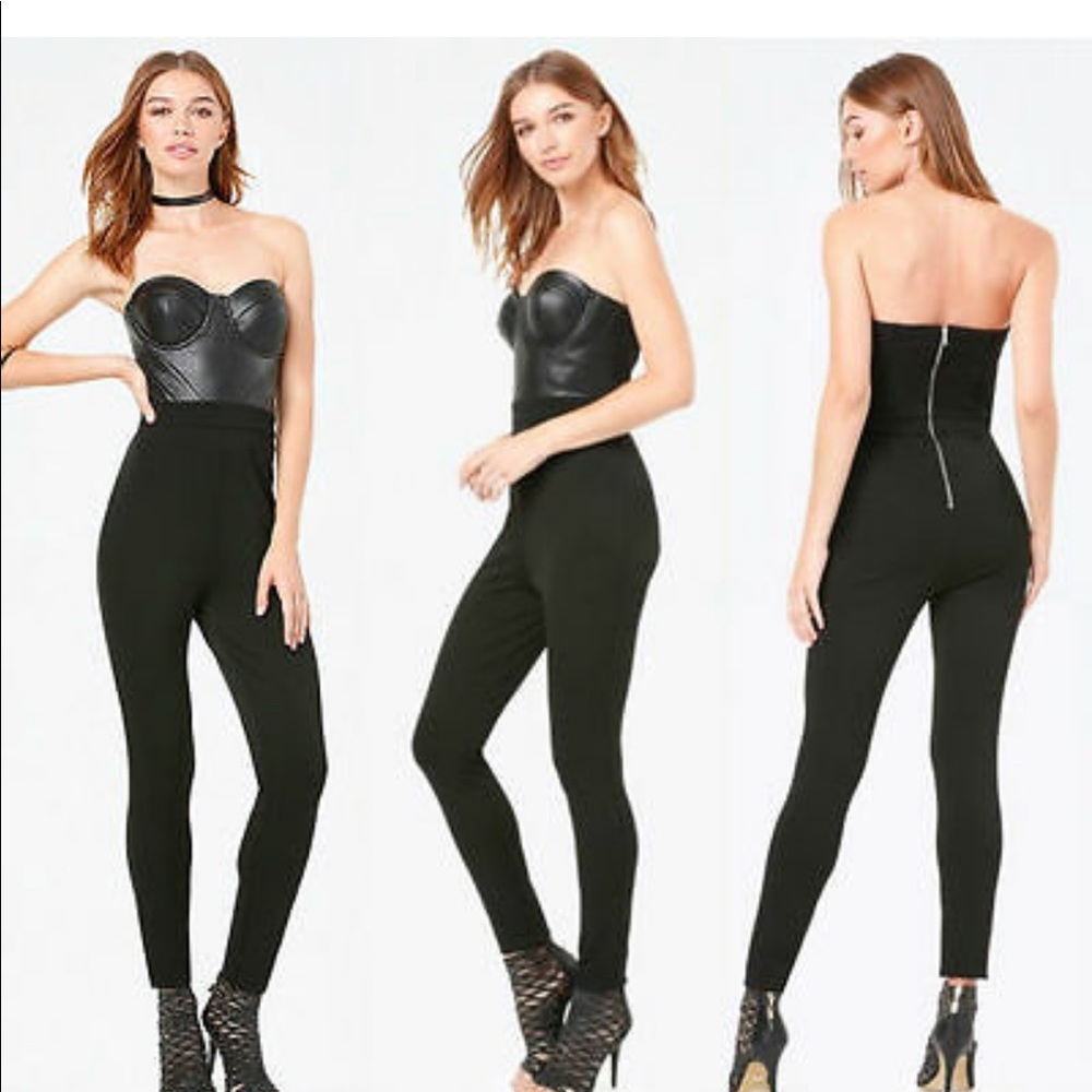 Bebe Faux Jumpsuit